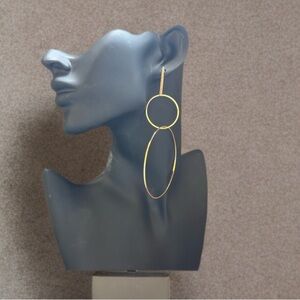 Thalia Sodi Gold Ring Dangle Earrings